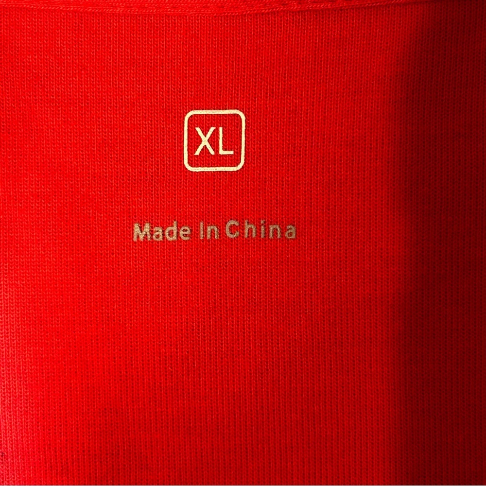 Apple Mens Size Xl Mac Computers Genius Red Quart… - image 3